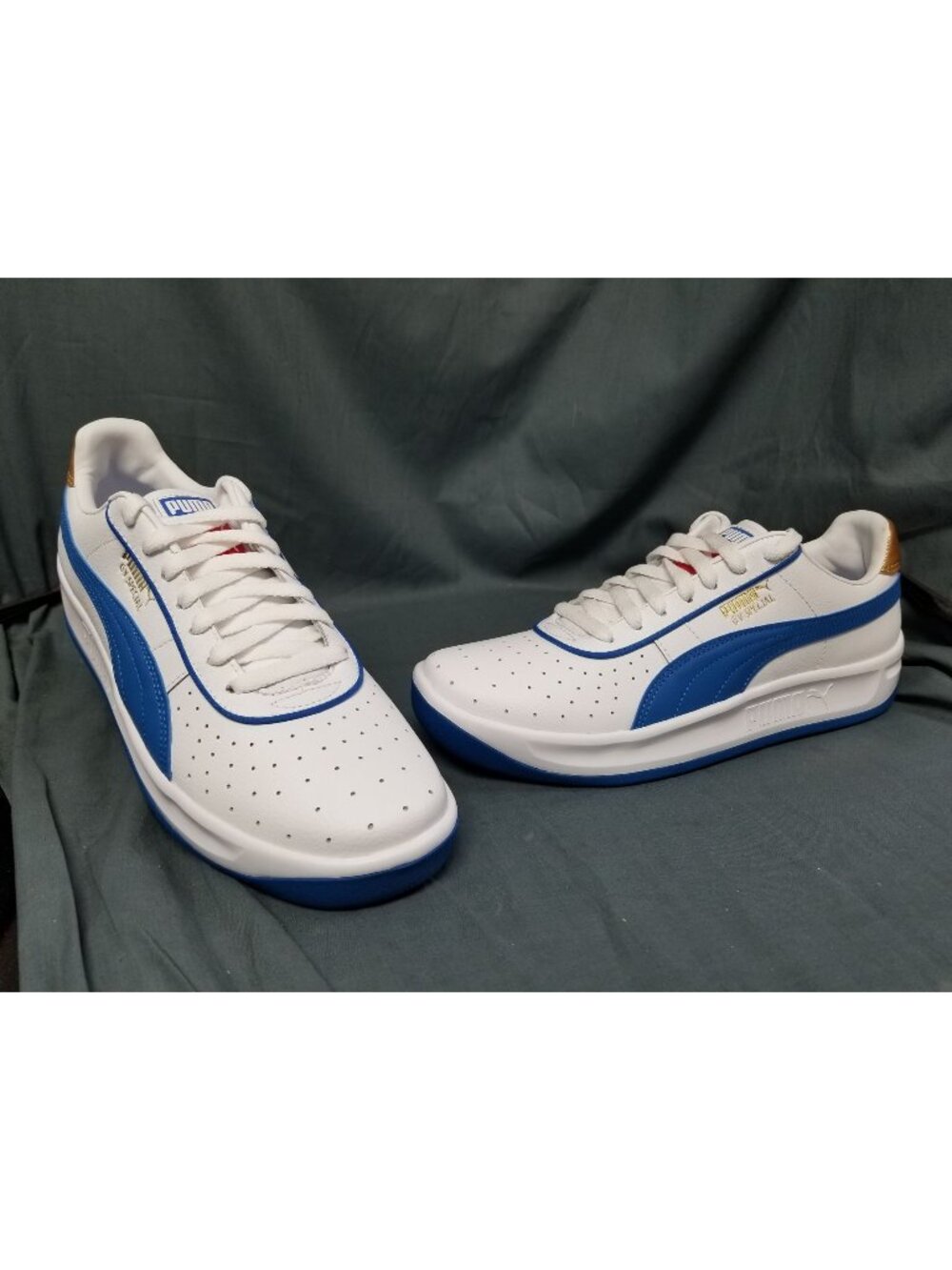 Puma GV Special RWB 'White Blue Gold' Sneakers Men's Size 9.5 NEW NO BOX!